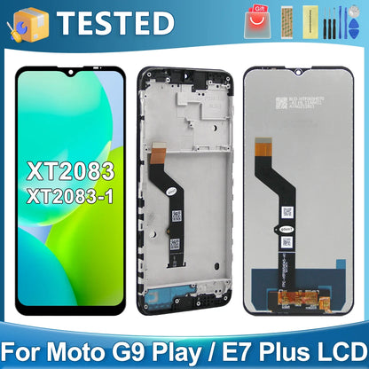6.5''OEM For Motorola Moto G9 Play XT2083 For Moto E7 Plus XT2081-1 LCD Display Touch Screen Digitizer Assembly Replacement