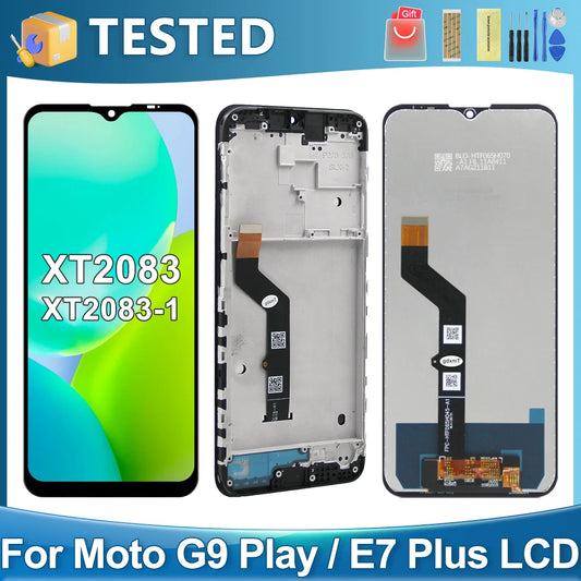 6.5''OEM For Motorola Moto G9 Play XT2083 For Moto E7 Plus XT2081-1 LCD Display Touch Screen Digitizer Assembly Replacement