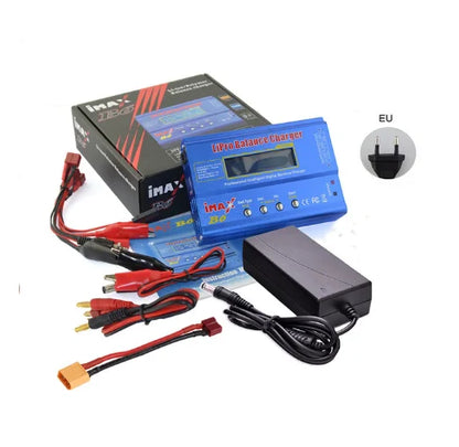 iMAX B6 80W 6A Battery Charger Lipo NiMh Li-ion Ni-Cd Digital RC Balance Charger Lipro Charger Discharger + 15V 6A Adapter