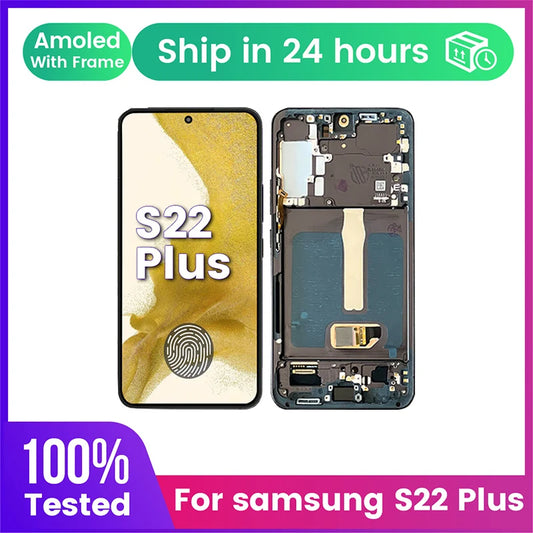 Pantalla OLED con Marco y Digitalizador Táctil para Samsung Galaxy S22 Plus (S22+/S906B/U/W/N/E)