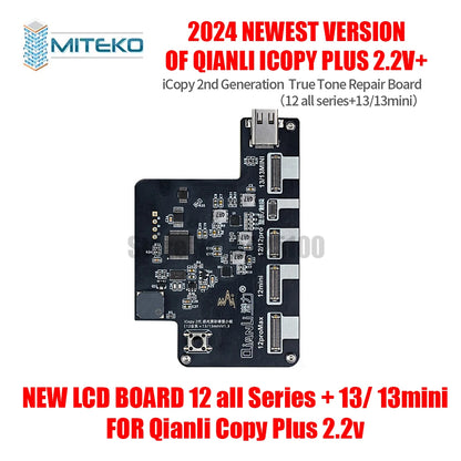 Qianli iCopy Plus 2.3v 2025 LCD Ture Tone Virbrator EEPROM Programmer Battery Testing Board Headset For iPhone 7- 11 12Pro Max