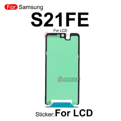 Adhesivo Doble Cara para Pegado Pantalla LCD Frontal y Tapa Batería Trasera Samsung Galaxy S21/S21+/S21FE/S21 Ultra