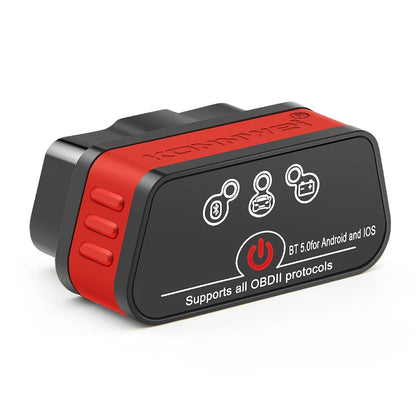 KONNWEI KW901 Bluetooth 5.0 Code Reader ELM327 V1.5 OBD OBD2 Car Diagnostic Tool ELM 327 V1 5 for Android/IOS pk Vgate iCar2
