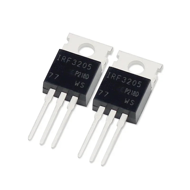 MOSFET Canal-N IRF3205 TO-220 55V 110A - Lote 5/10 Piezas