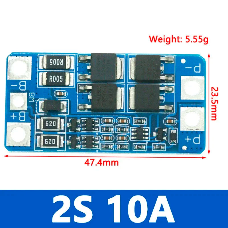 2S 3A 4A 5A 8A 10A 13A 20A 7.4V 8.4V Li-ion 18650 Lithium battery protection board / BMS board Standard / Balance