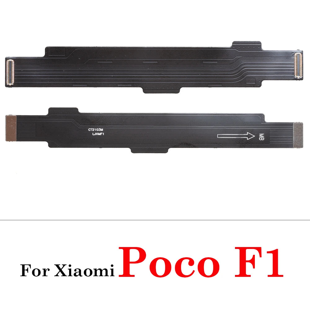 LCD Display Main Motherboard Connector USB Charge Board Ribbon Flex Cable For Xiaomi Poco F1 F2 F3 X2 X3 X4 M4 Pro NFC C3 4G 5G