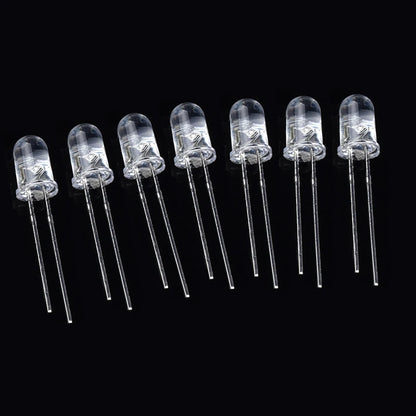 Kit Surtido Diodos LED 3mm/5mm (DIP, Rojo/Naranja/Amarillo/Verde/Azul/Blanco) Componentes Electrónicos