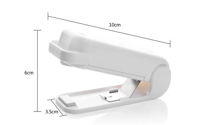 Mini Selladora Térmica Portátil para Bolsas Plásticas de Alimentos (Cierre Paquetes)