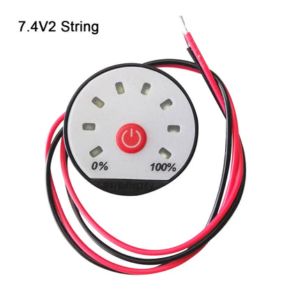 Indicador Capacidad Batería LED (1S-13S) - Tester Carga Plomo-Ácido/Litio (Li-Po/Li-ion) 12V/24V/48V