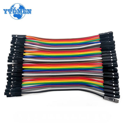 Cable Dupont 20cm (20-40 Unidades) Macho-Macho / Hembra-Hembra / Macho-Hembra para Protoboard DIY