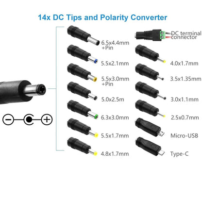 Fuente Poder Ajustable 72W (DC 3V-24V Variable) Adaptador Universal AC/DC Switching (100-240V)
