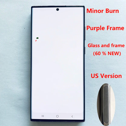 Pantalla 6.8" Super AMOLED con Marco y Digitalizador Táctil para Samsung S22 Ultra 5G (S908/S908U/S908B) (Con Defecto Estético)