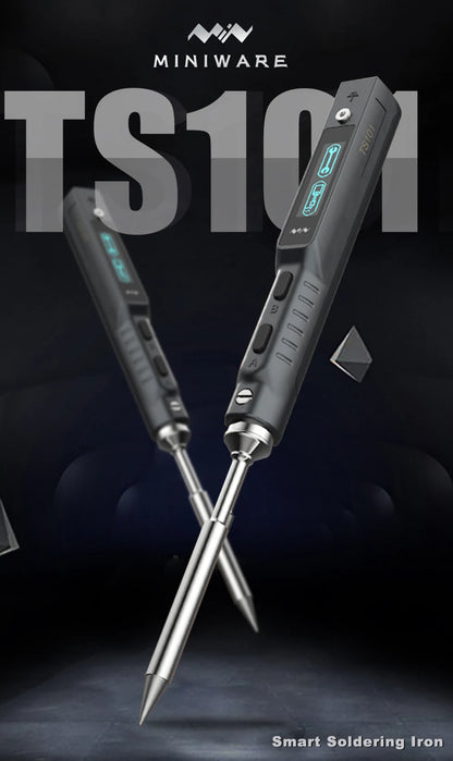 Original TS101 Soldering Iron Electric 65W LCD Temperature Adjustable Programming New TS100 Soldering Iron Upgrade