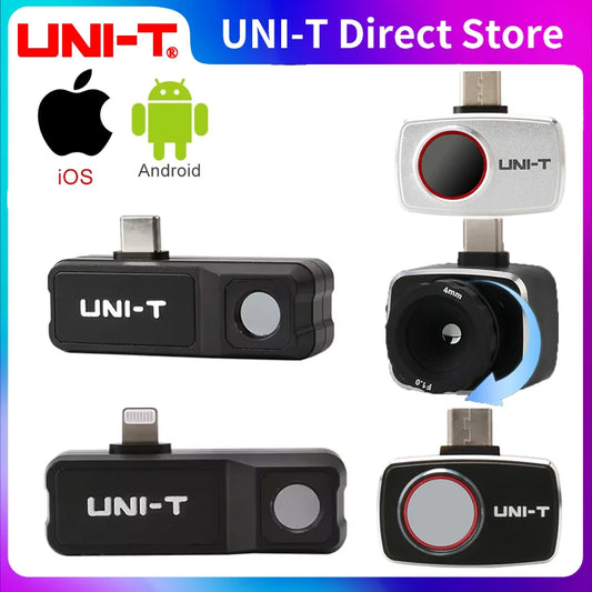 Termógrafo Infrarrojo Móvil UNI-T UTi120 / UTi261M USB para Celular - Cámara Térmica Reparación (Versión Rusa Handle)
