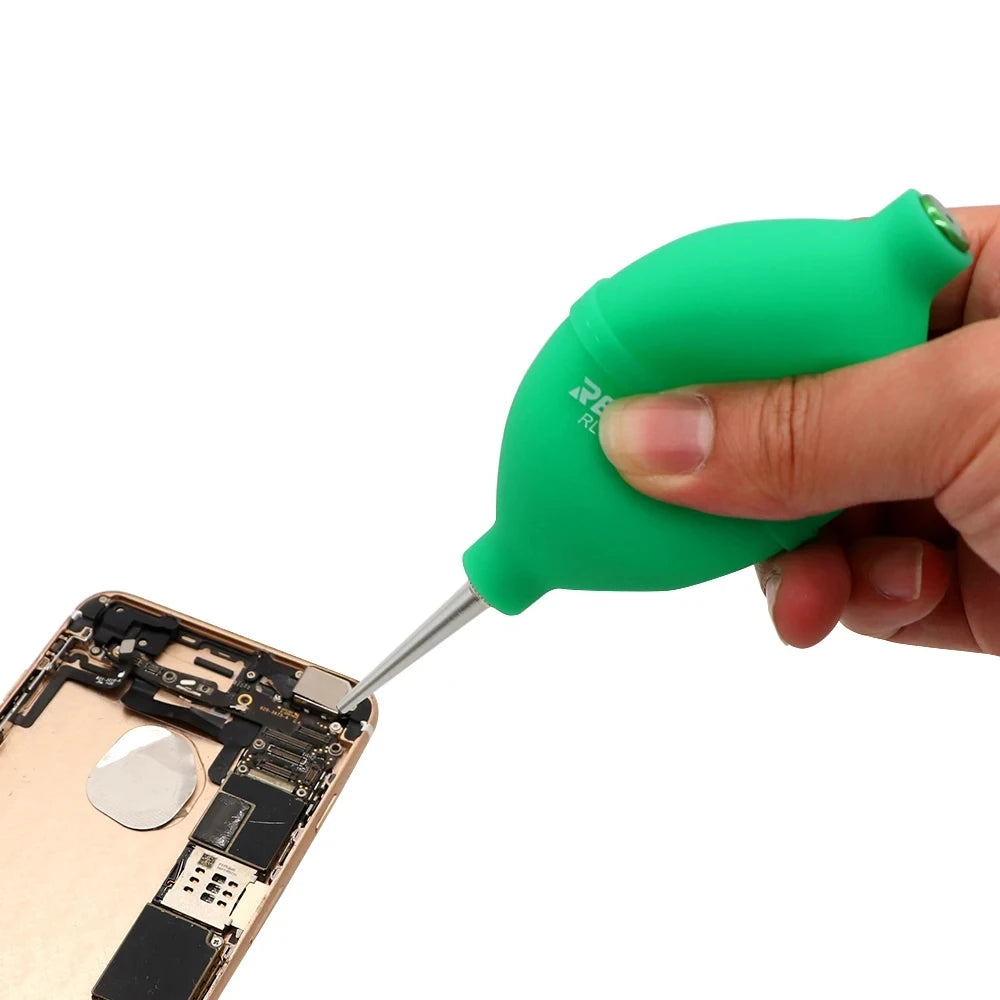 Kit Limpieza 2 en 1: Soplador Aire + Lápiz Limpiador para Polvo Teléfono/PCB/Teclado PC/Lente Cámara