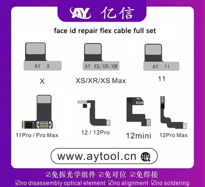 AY A108 BOX Face ID Programmer For iPhone X-15 Pro Max Dot Matrix Projector Repair True Tone Fix Battery Health Data Change Tool