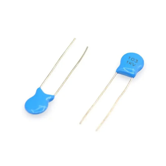Capacitor Disco Cerámico (33pF-100nF, 1kV) - Unidad (Especificar Valor)