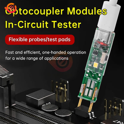 Tester Optoacopladores 4-Pin (v3.0-v6.0) Herramienta Prueba Online Reparación Electrónica Interface USB-C/Micro-B