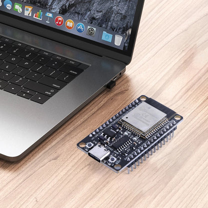 Placa Desarrollo ESP32 (30 Pines, ESP32-WROOM-32S/32D) Módulo Inalámbrico WiFi Bluetooth Doble Núcleo Bajo Consumo