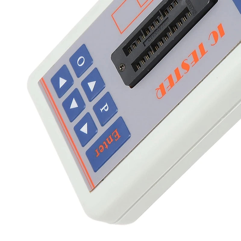 Tester Probador Circuitos Integrados ABDJ IC Tester Modos Auto 5V/3.3V para Chips Interfaz/Optoacoplador/Op-Amp