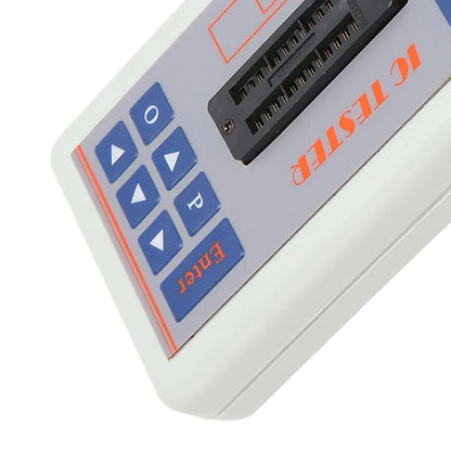 Tester Probador Circuitos Integrados ABDJ IC Tester Modos Auto 5V/3.3V para Chips Interfaz/Optoacoplador/Op-Amp