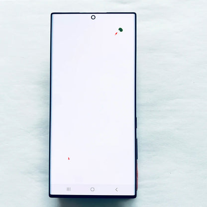 Pantalla 6.8" Super AMOLED con Marco y Digitalizador Táctil para Samsung S22 Ultra (S22U/S908B/S908U) (Con Defecto Estético)