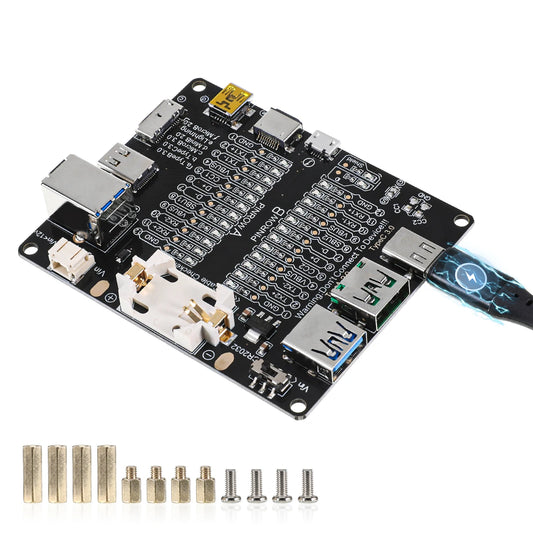 Tester Placa Prueba Cables USB (Tipo-C/B/Micro) Detección Cortocircuito/Anomalía para iOS/Android