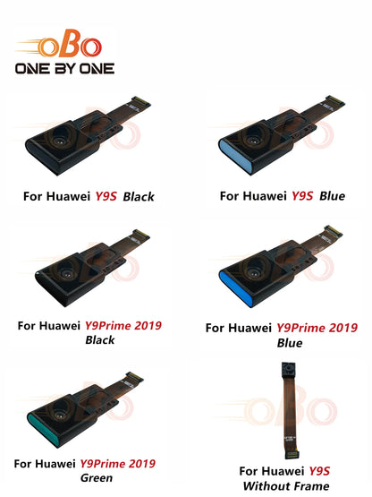 Módulo Cámara Frontal Pequeña con Marco y Cable Flex para Huawei Y9s / Y9 Prime 2019 (Repuesto, Negro/Azul/Verde)