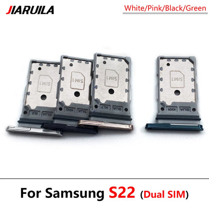 Bandeja Porta SIM/SD Card para Samsung S22 / S22 Plus / S22 Ultra - Repuesto Adaptador + Pin