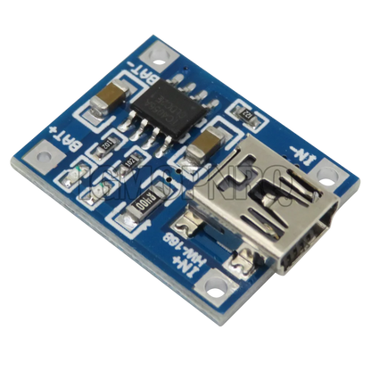 5pcs 5V Micro USB 1A 18650 TP4056 Lithium Battery Charging Board With Protection Charger Module 1A