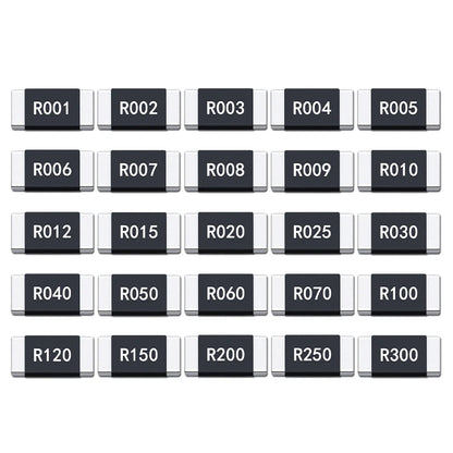 Resistencia Aleación SMD 2512 2W - Varios Valores Bajos (R001 a R300) 6.4x3.2mm - Lote 20 Piezas
