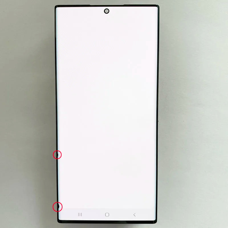Pantalla 6.8" Super AMOLED con Marco y Digitalizador Táctil para Samsung S22 Ultra (S22U/S908B/S908U) (Con Defecto Estético)