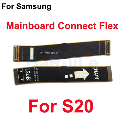 Placa base de carga conectar Flex para Samsung S21 Plus S22 Ultra S20 S23 pantalla LCD conectar placa base extender Cable cinta