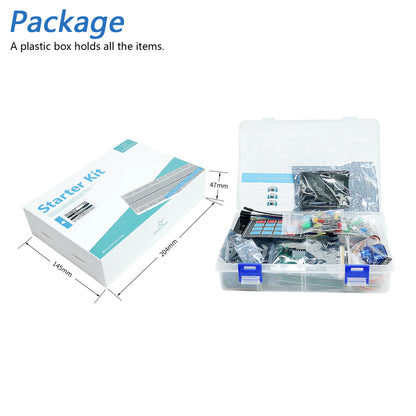 Kit Inicio Freenove Ultimate para Arduino UNO R4 WiFi Mini (V5, ARM Cortex-M4, 220 Items, 78 Proyectos, Tutorial 399 Págs)