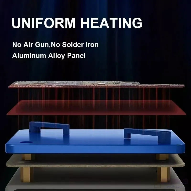 MECHANIC 220V Lightweight IX5 Ultra Universal Preheating Platform Layering Uniform Heating with Clamp for Motherboard Repair