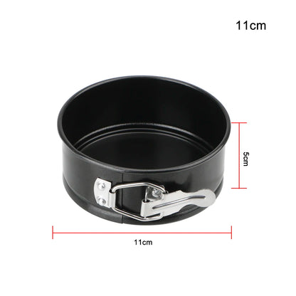 Molde Redondo Antiadherente Metal para Torta/Pastel con Fondo Removible Accesorio Cocina Repostería