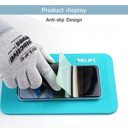 Almohadilla Silicona Antideslizante Profesional Relife RL-004DM para Reparación (Compatible Múltiples Dispositivos, Protección Cámara)