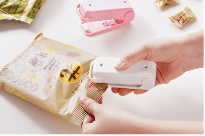 Mini Selladora Térmica Portátil para Bolsas Plásticas de Alimentos (Cierre Paquetes)