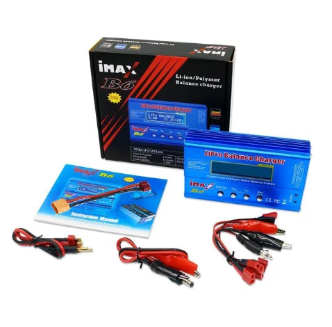 iMAX B6 80W 6A Battery Charger Lipo NiMh Li-ion Ni-Cd Digital RC Balance Charger Lipro Charger Discharger + 15V 6A Adapter