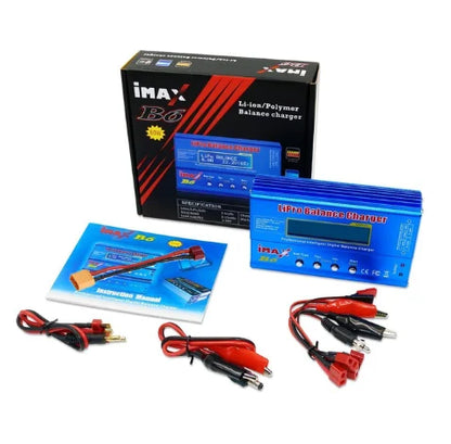 iMAX B6 80W 6A Battery Charger Lipo NiMh Li-ion Ni-Cd Digital RC Balance Charger Lipro Charger Discharger + 15V 6A Adapter