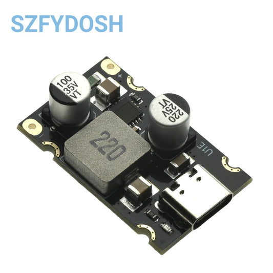 Módulo Carga Rápida PD 65W USB-C Soporta PD3.1/QC3.0/SCP/PPS 5V-20V