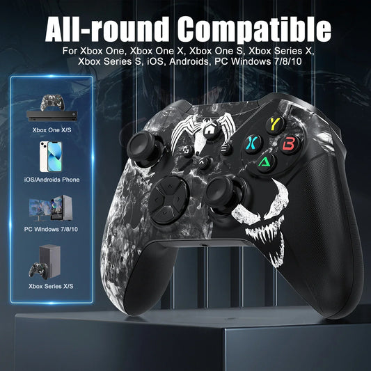 Control Inalámbrico para Xbox One/Series S/X/PC (WiFi, Programable, Vibración, Jack Audio 3.5mm, Turbo, Giroscopio 6 Ejes)
