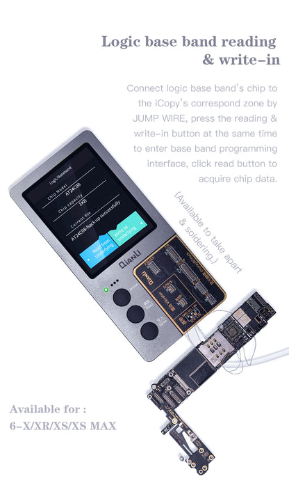 QianLi iCopy Plus 2 Generation Programmer with Battery Detection Connecting Board for LCD Vibrator Transfer EEPROM Programmer