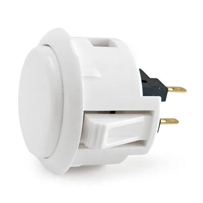 Botón Pulsador Arcade Sanwa OBSF-30 / OBSF-24 (24mm/30mm) Switch Reemplazo Nintendo/MAME/Raspberry Pi (1 Unidad)