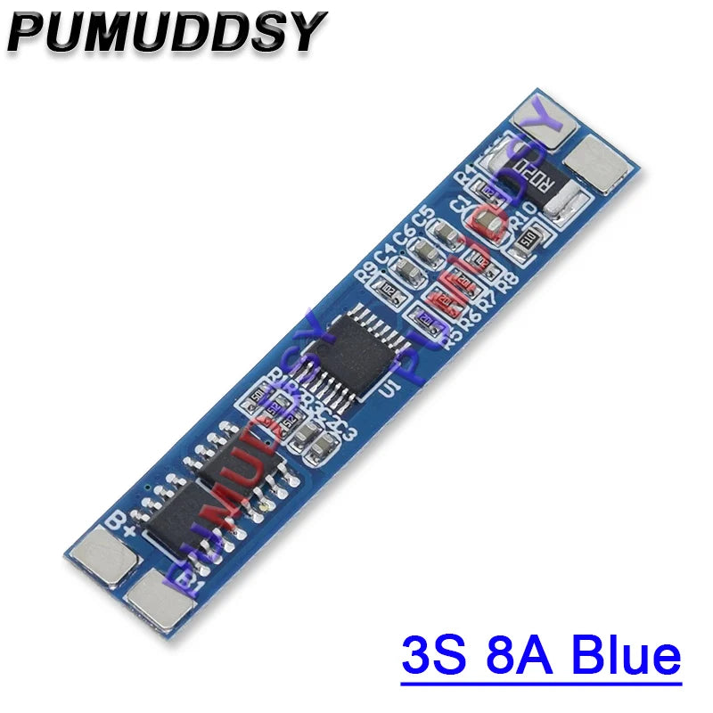 6A 8A 10A 20A 25A 30A 40A 60A 3S Li ion Lithium Battery 18650 Charger PCB BMS Protection Board For Drill Motor Lipo Cell Module