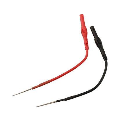 Adaptador Cable Flexible (x2) Banana Hembra 4mm - Sonda Trasera Silicona para Multímetro