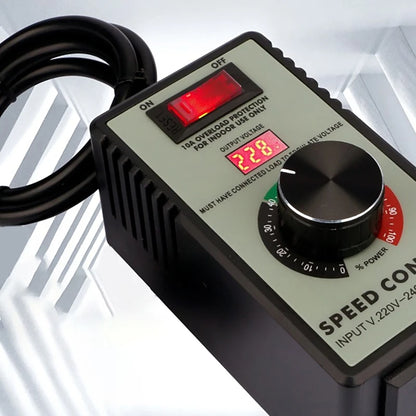 Controlador Velocidad Motor AC 220V 4000W con Display LED Regulador Voltaje Variable Router/Ventilador/Taladro