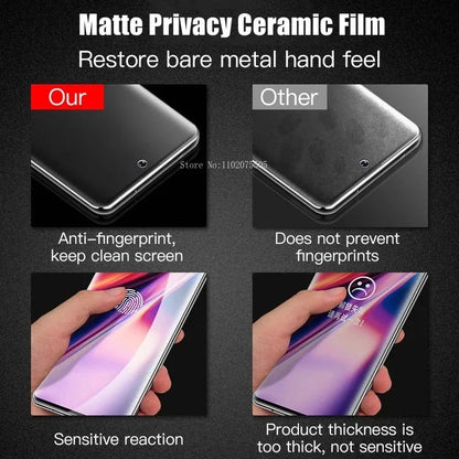 2 Protectores de Pantalla de Hidrogel Anti-Espía para Samsung Galaxy (Varias Series)