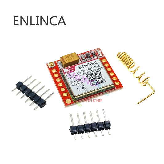 Módulo GSM/GPRS SIM800L (MicroSIM, Quad-Band, Serial TTL) Placa Core Pequeña