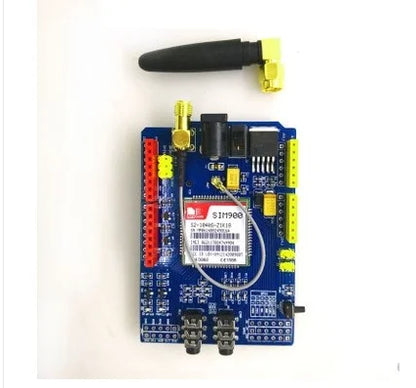 Kit Placa SUQ Sim900a / Sim900 Mini V4.0 Módulo Transmisión Datos Inalámbrica GSM/GPRS 2G con Antena (Refurbished)